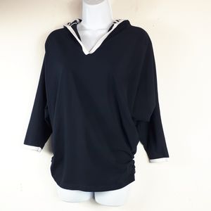 Sailor Toni  Navy  Stretchy Pullover Hoodie